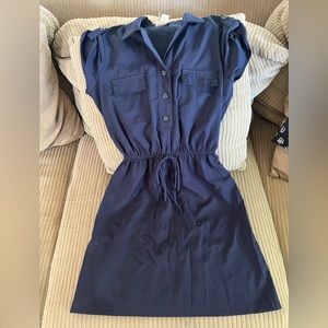 button Front Dress